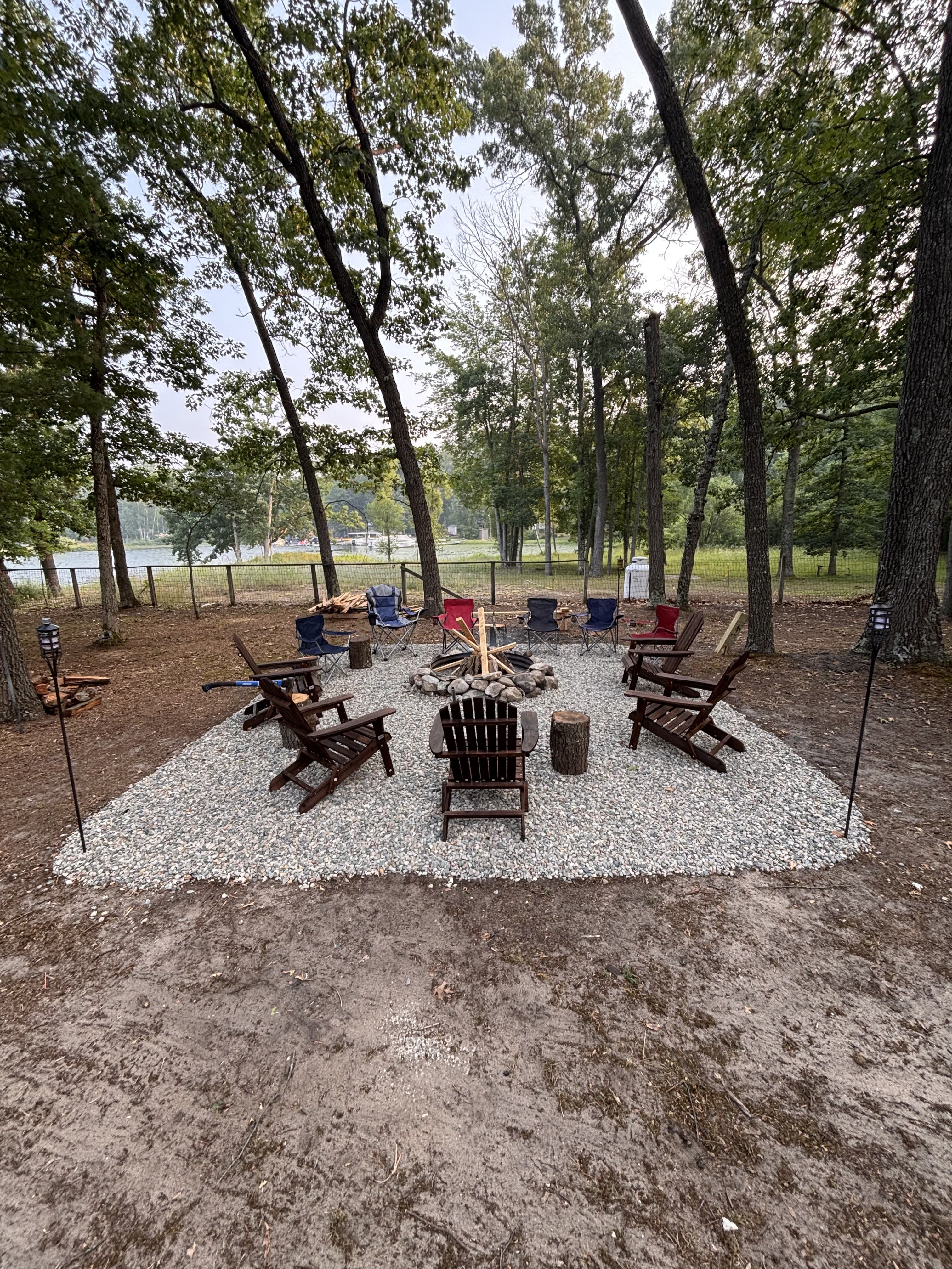 Fire Pit Gathering Area